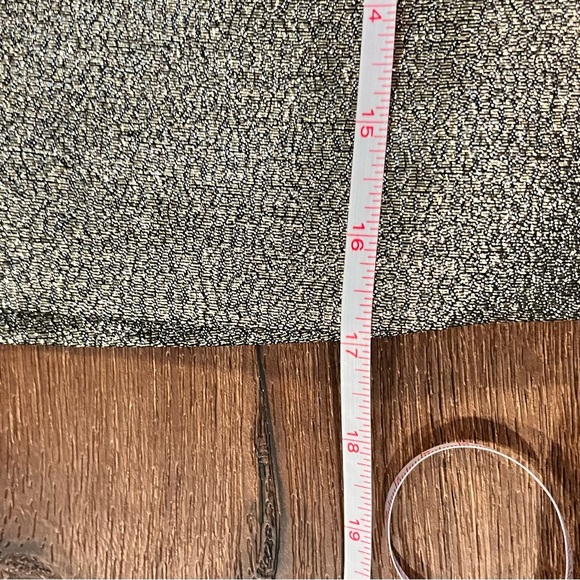 Madewell Gold Glitter Sequin Shimmer Metallic Mini A-line Lined Skirt Size 2 - Picture 6 of 8